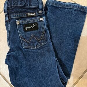 Wrangler Kids' Dark Blue Denim Jeans
